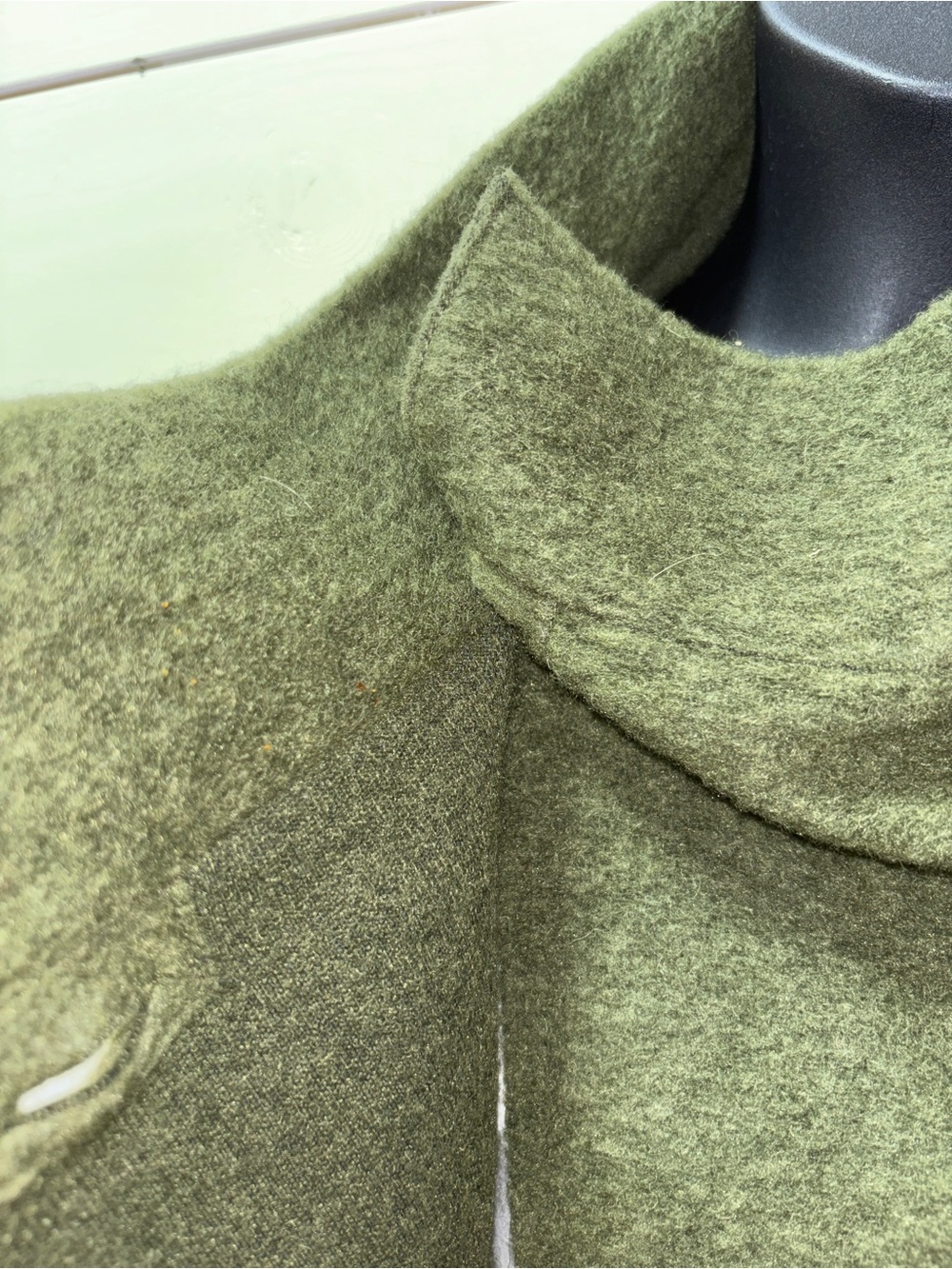 Martino Midali Olive Wool Blend Jacket – Size L - Picture 10 of 12